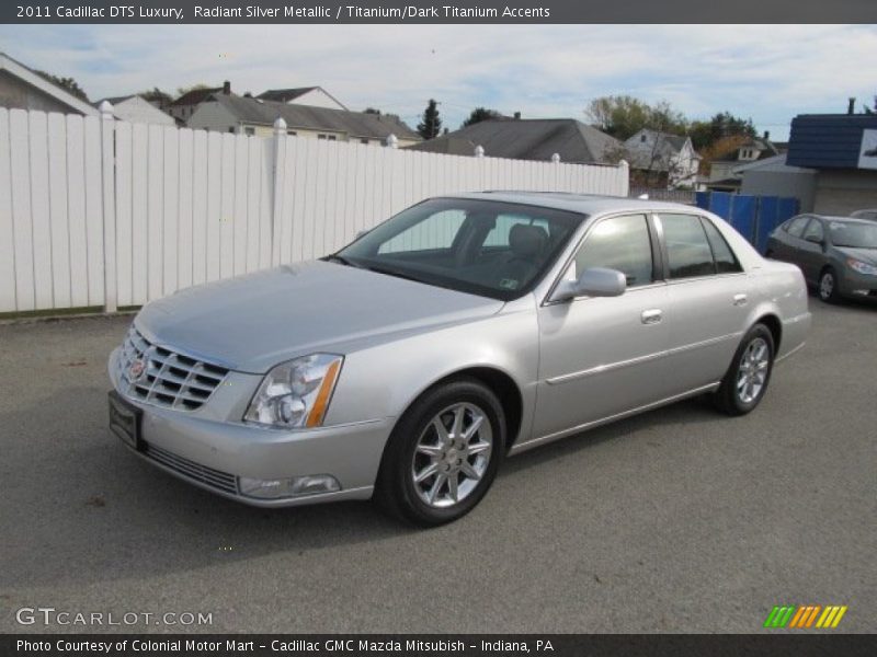 Radiant Silver Metallic / Titanium/Dark Titanium Accents 2011 Cadillac DTS Luxury