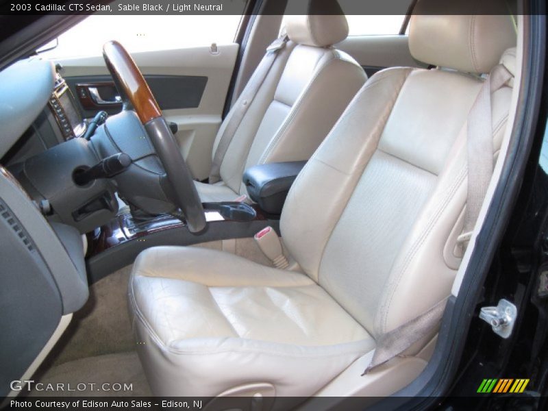 Sable Black / Light Neutral 2003 Cadillac CTS Sedan