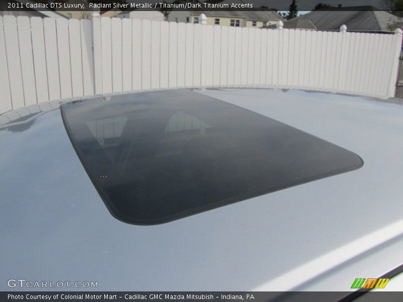 Radiant Silver Metallic / Titanium/Dark Titanium Accents 2011 Cadillac DTS Luxury