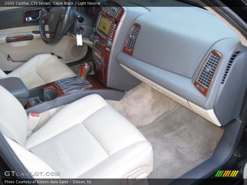 Sable Black / Light Neutral 2003 Cadillac CTS Sedan
