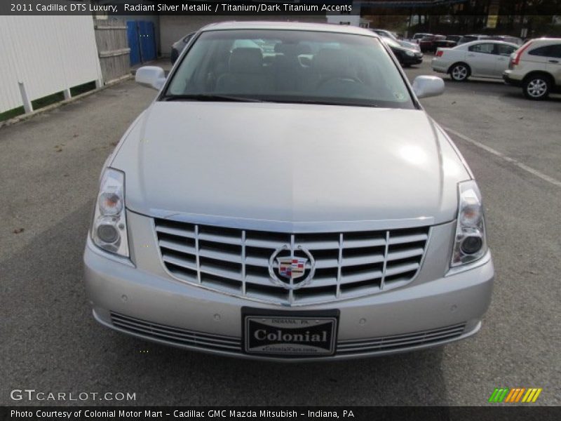 Radiant Silver Metallic / Titanium/Dark Titanium Accents 2011 Cadillac DTS Luxury