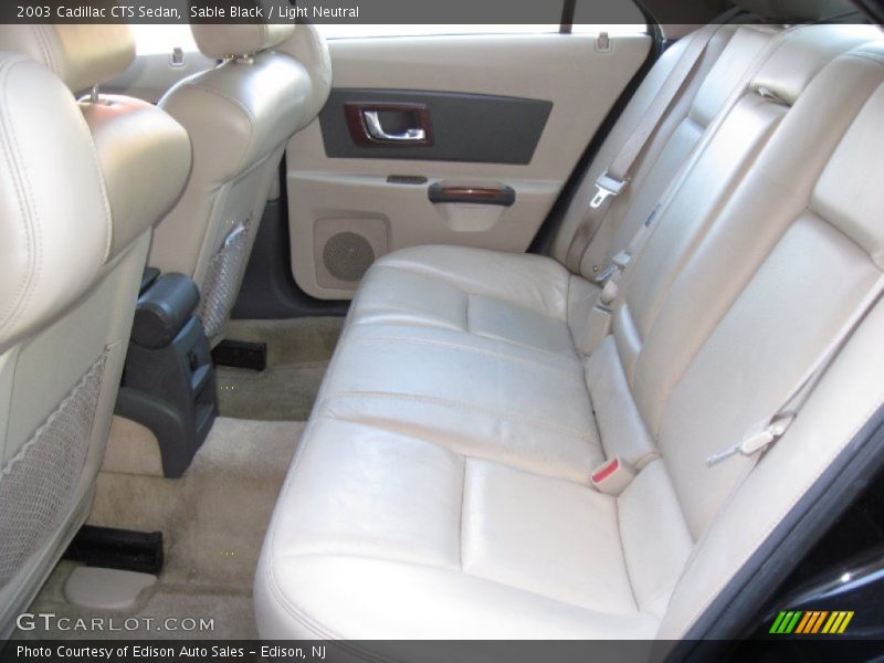 Sable Black / Light Neutral 2003 Cadillac CTS Sedan