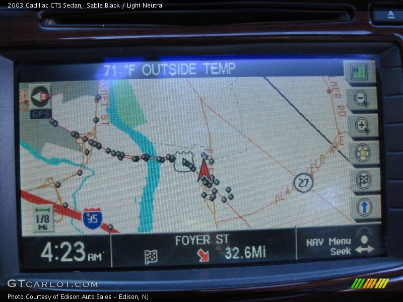 Sable Black / Light Neutral 2003 Cadillac CTS Sedan
