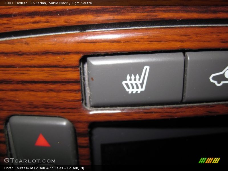 Sable Black / Light Neutral 2003 Cadillac CTS Sedan
