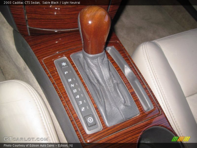 Sable Black / Light Neutral 2003 Cadillac CTS Sedan