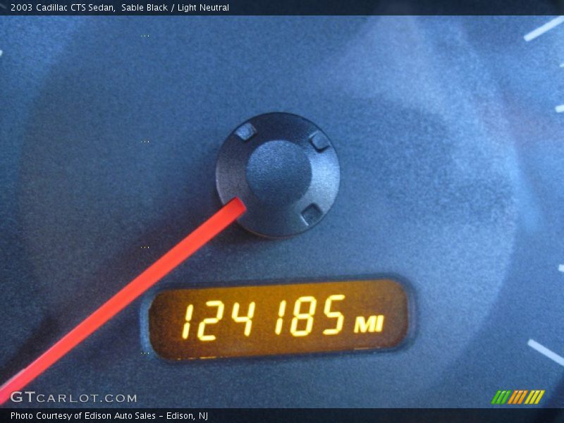 Sable Black / Light Neutral 2003 Cadillac CTS Sedan