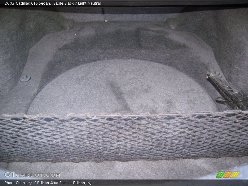 Sable Black / Light Neutral 2003 Cadillac CTS Sedan