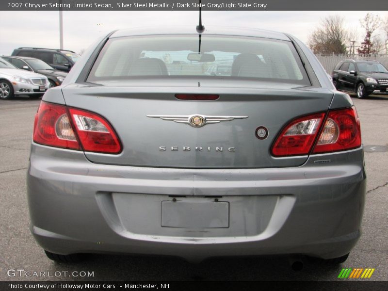 Silver Steel Metallic / Dark Slate Gray/Light Slate Gray 2007 Chrysler Sebring Limited Sedan