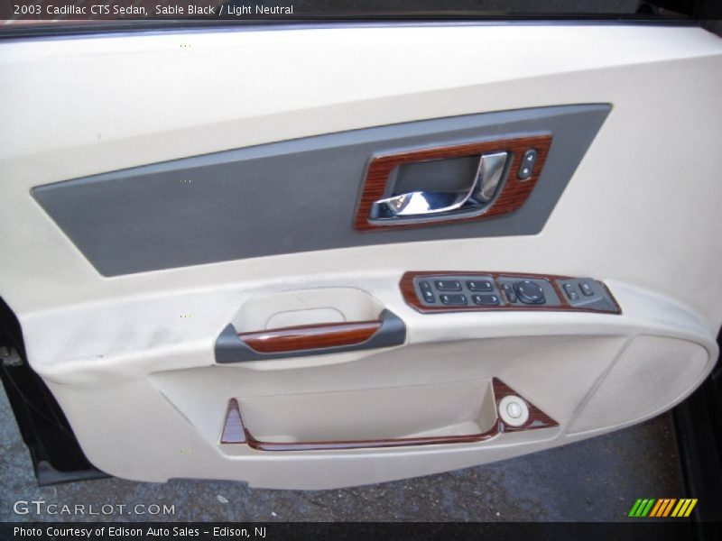 Sable Black / Light Neutral 2003 Cadillac CTS Sedan