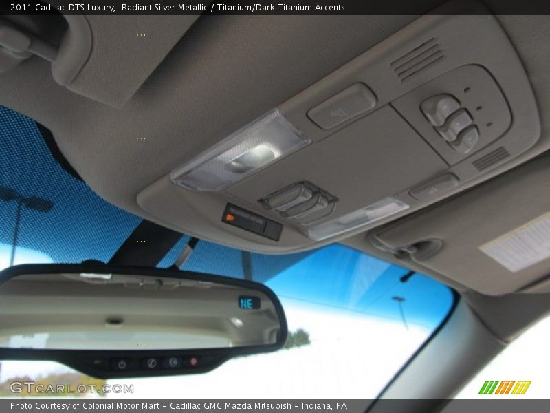 Radiant Silver Metallic / Titanium/Dark Titanium Accents 2011 Cadillac DTS Luxury