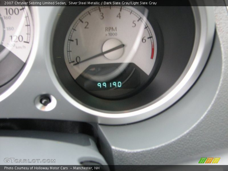Silver Steel Metallic / Dark Slate Gray/Light Slate Gray 2007 Chrysler Sebring Limited Sedan