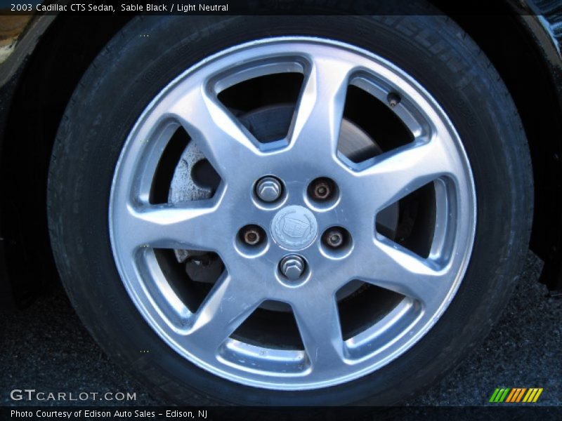 Sable Black / Light Neutral 2003 Cadillac CTS Sedan