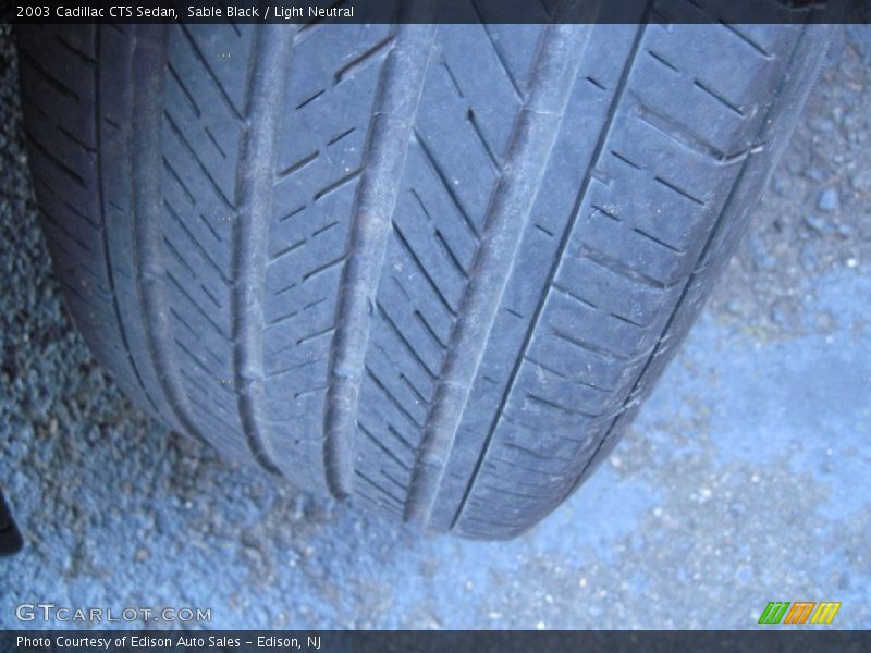Sable Black / Light Neutral 2003 Cadillac CTS Sedan
