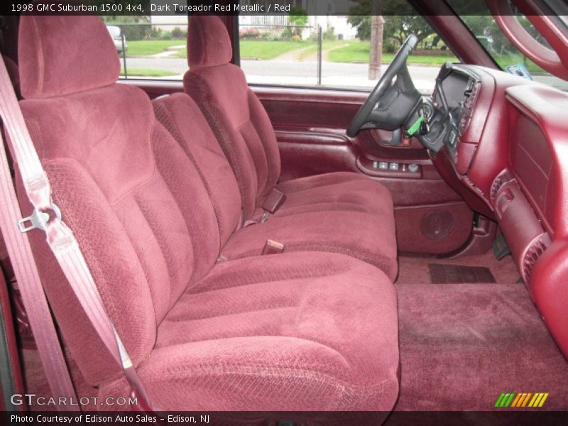  1998 Suburban 1500 4x4 Red Interior