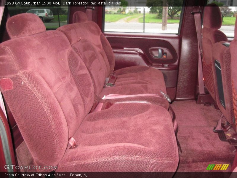  1998 Suburban 1500 4x4 Red Interior