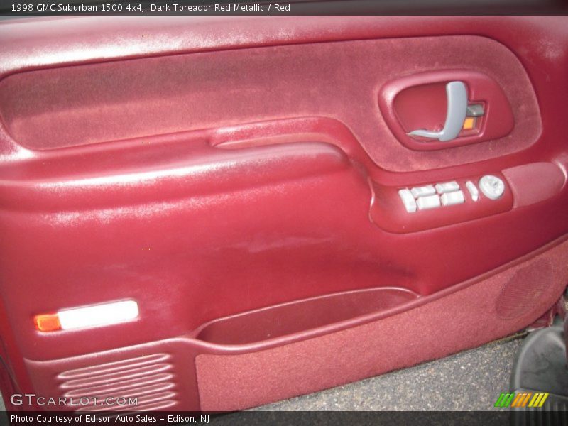 Dark Toreador Red Metallic / Red 1998 GMC Suburban 1500 4x4