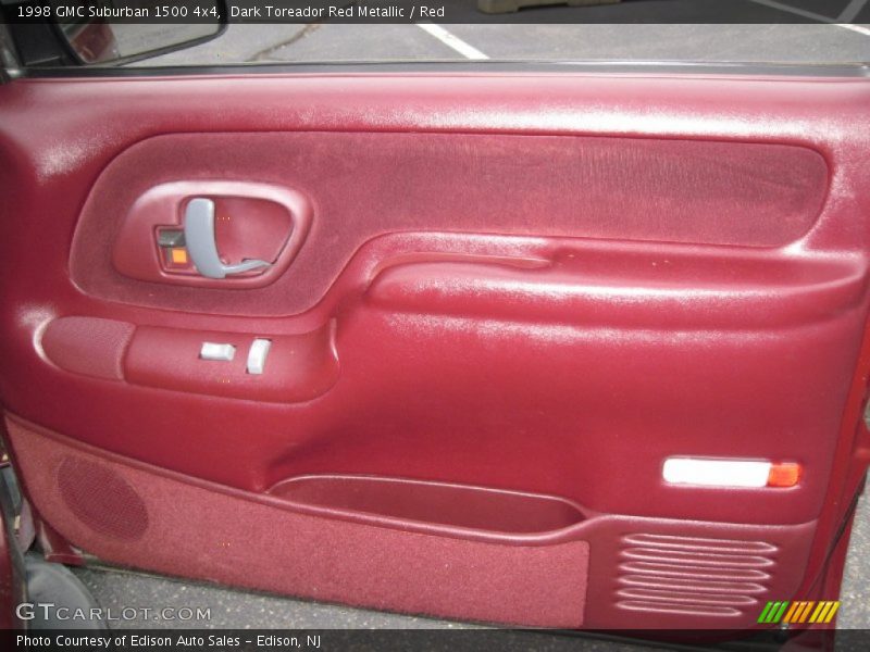 Dark Toreador Red Metallic / Red 1998 GMC Suburban 1500 4x4