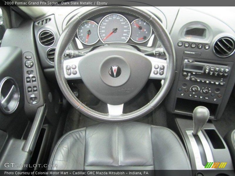 Dark Slate Metallic / Ebony 2008 Pontiac Grand Prix Sedan