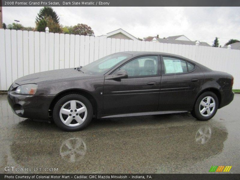 Dark Slate Metallic / Ebony 2008 Pontiac Grand Prix Sedan