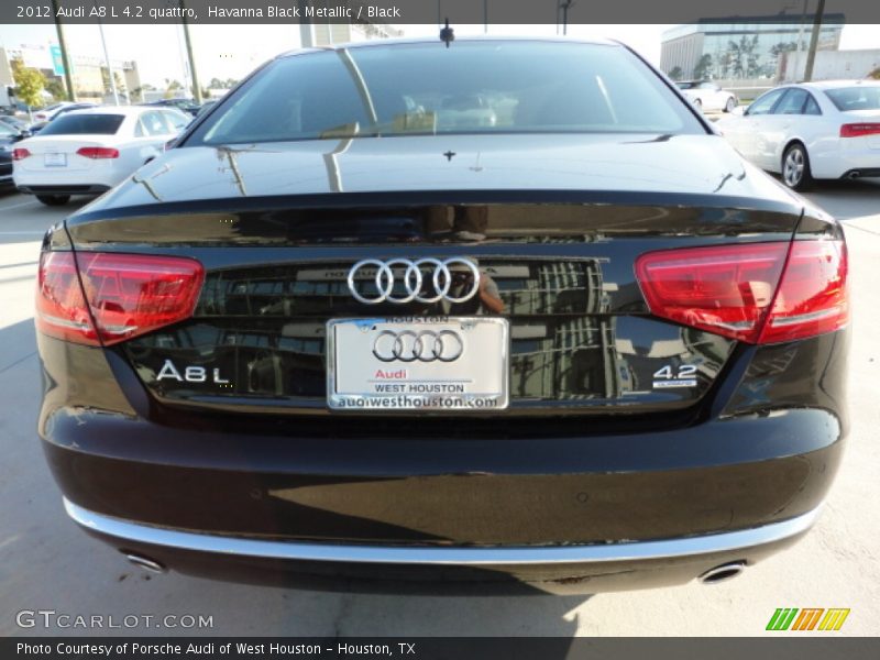 Havanna Black Metallic / Black 2012 Audi A8 L 4.2 quattro