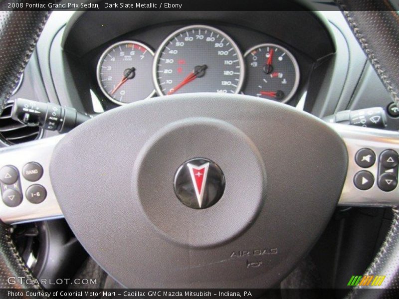 Dark Slate Metallic / Ebony 2008 Pontiac Grand Prix Sedan