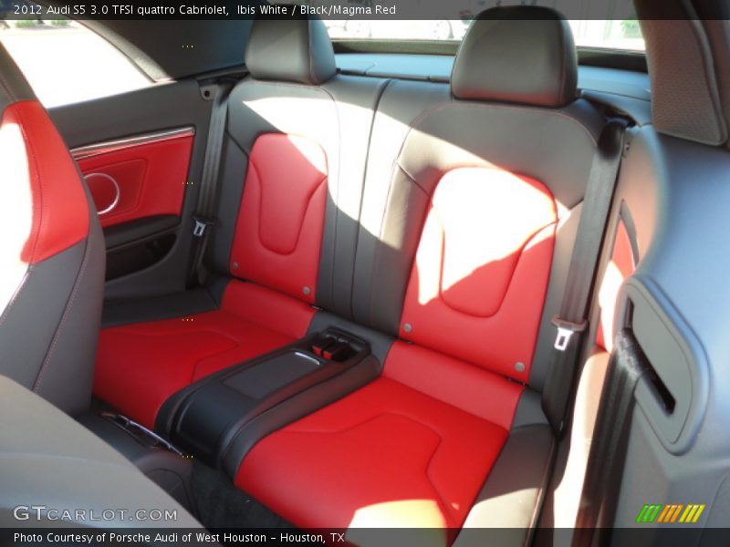  2012 S5 3.0 TFSI quattro Cabriolet Black/Magma Red Interior