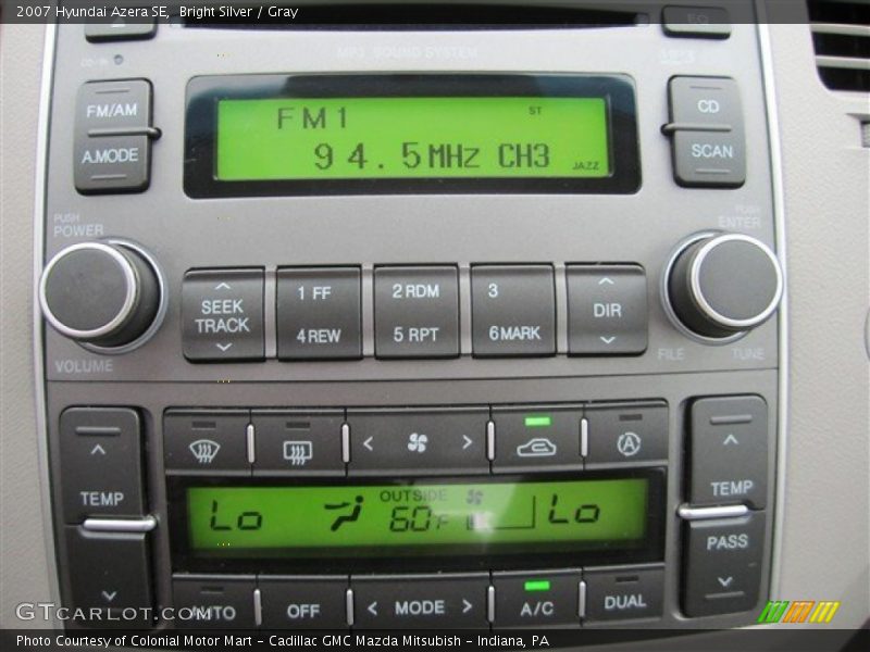 Bright Silver / Gray 2007 Hyundai Azera SE