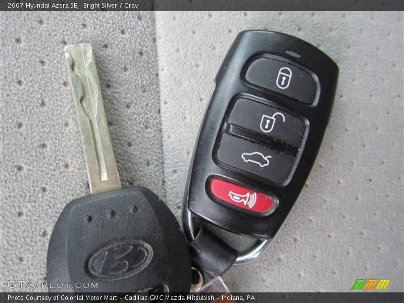 Bright Silver / Gray 2007 Hyundai Azera SE