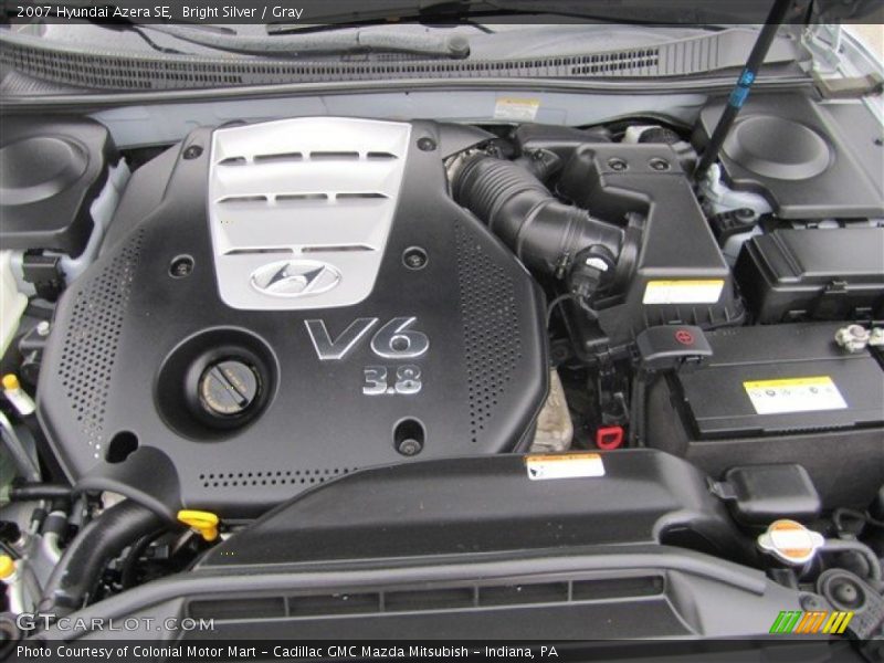 Bright Silver / Gray 2007 Hyundai Azera SE