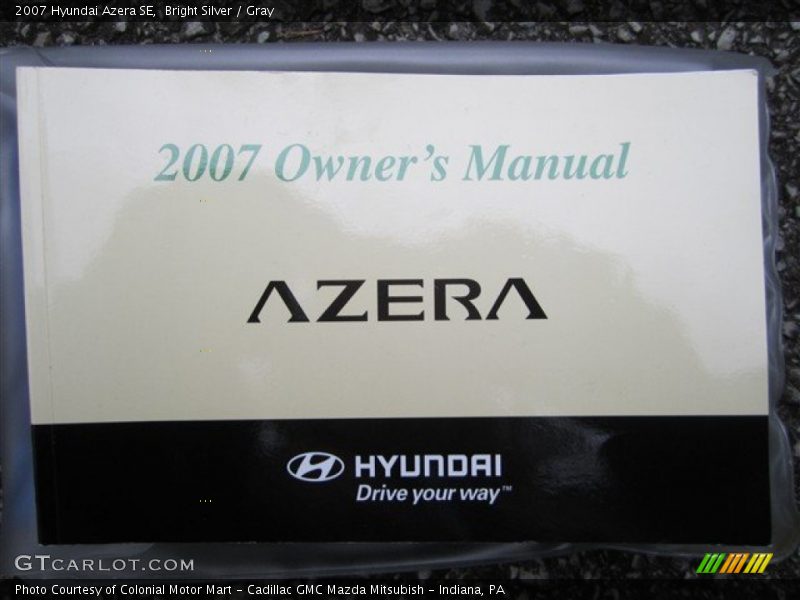 Bright Silver / Gray 2007 Hyundai Azera SE