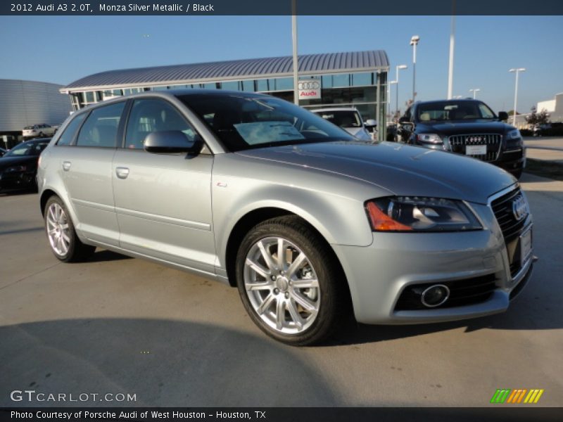 Monza Silver Metallic / Black 2012 Audi A3 2.0T