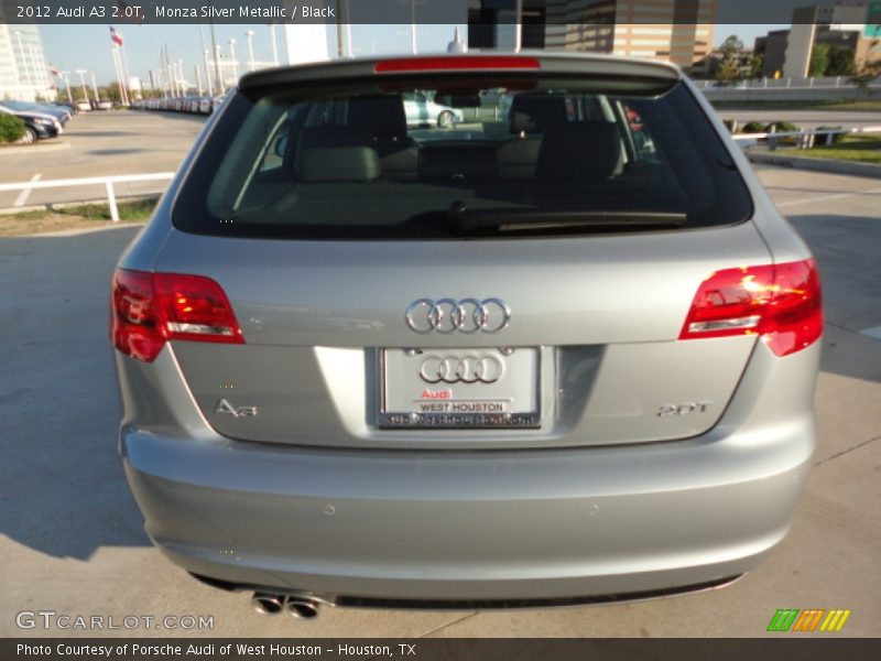 Monza Silver Metallic / Black 2012 Audi A3 2.0T