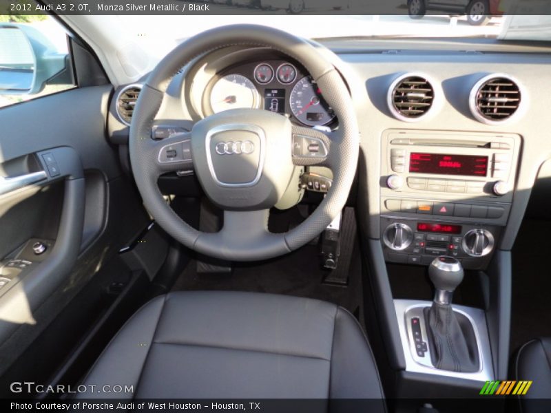 Monza Silver Metallic / Black 2012 Audi A3 2.0T