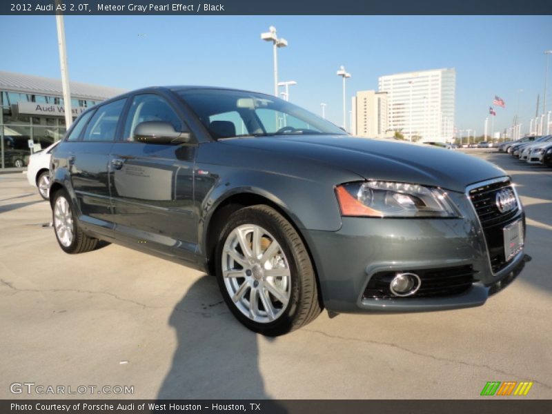 Meteor Gray Pearl Effect / Black 2012 Audi A3 2.0T