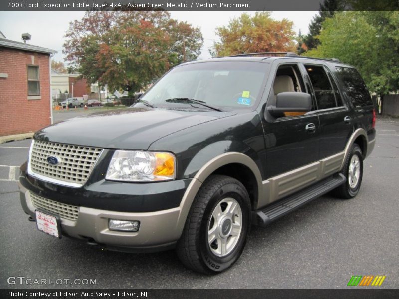 Aspen Green Metallic / Medium Parchment 2003 Ford Expedition Eddie Bauer 4x4