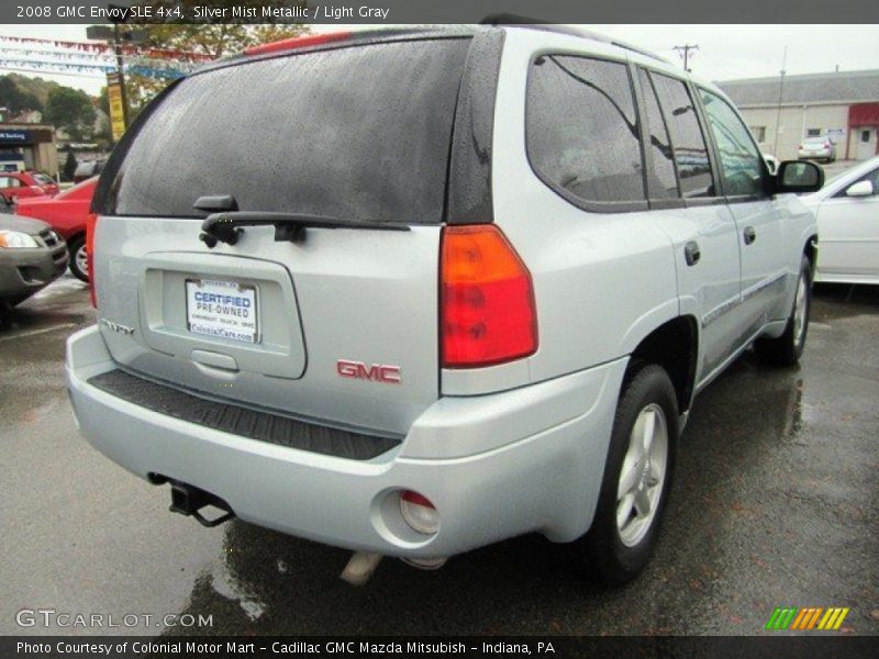 Silver Mist Metallic / Light Gray 2008 GMC Envoy SLE 4x4