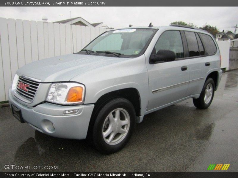 Silver Mist Metallic / Light Gray 2008 GMC Envoy SLE 4x4