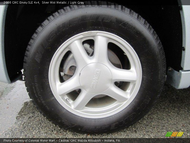 Silver Mist Metallic / Light Gray 2008 GMC Envoy SLE 4x4