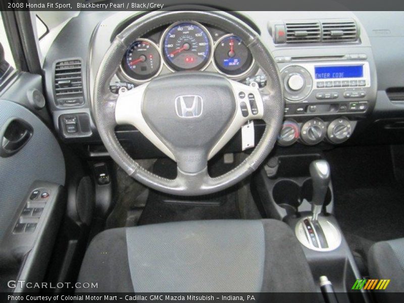 Blackberry Pearl / Black/Grey 2008 Honda Fit Sport