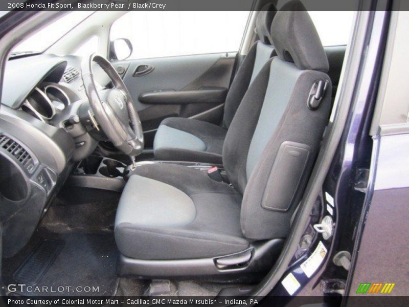 Blackberry Pearl / Black/Grey 2008 Honda Fit Sport