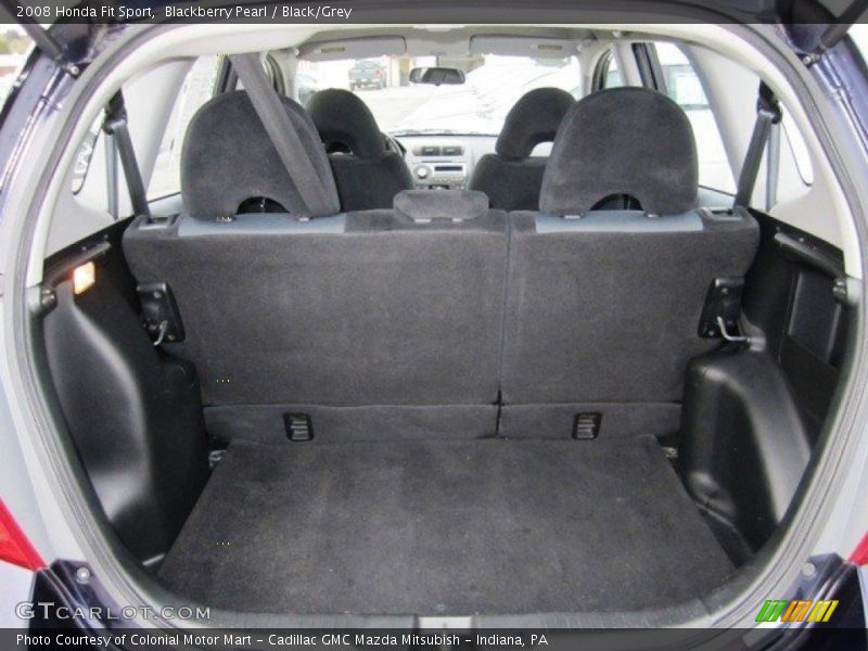 Blackberry Pearl / Black/Grey 2008 Honda Fit Sport