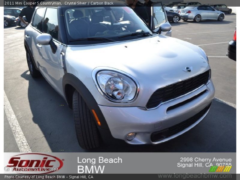Crystal Silver / Carbon Black 2011 Mini Cooper S Countryman