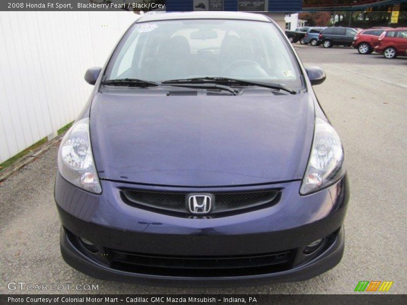 Blackberry Pearl / Black/Grey 2008 Honda Fit Sport