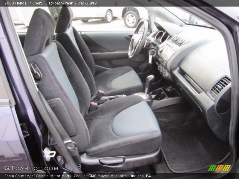Blackberry Pearl / Black/Grey 2008 Honda Fit Sport