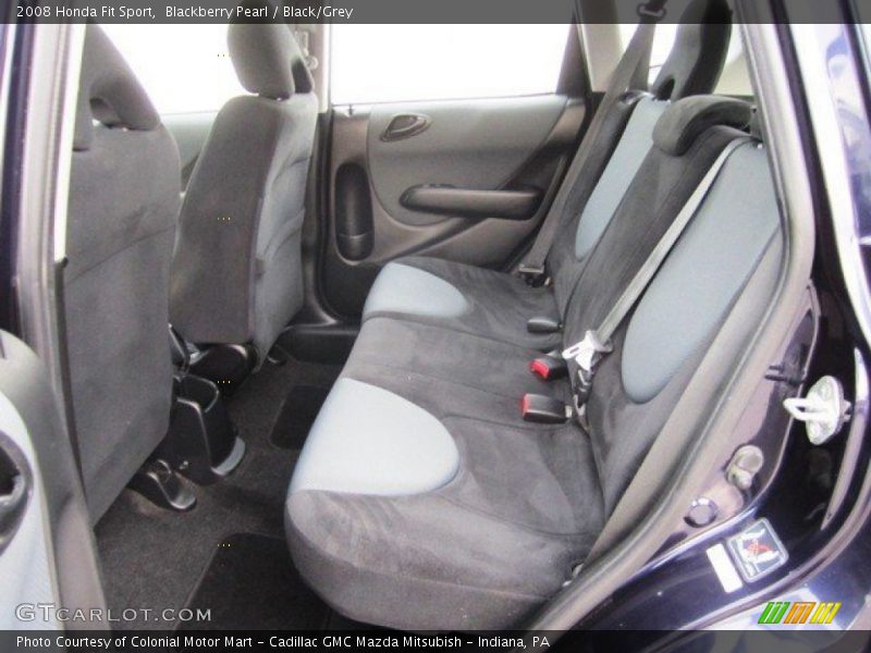 Blackberry Pearl / Black/Grey 2008 Honda Fit Sport