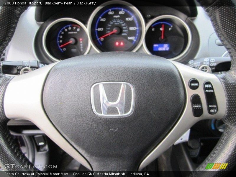 Blackberry Pearl / Black/Grey 2008 Honda Fit Sport