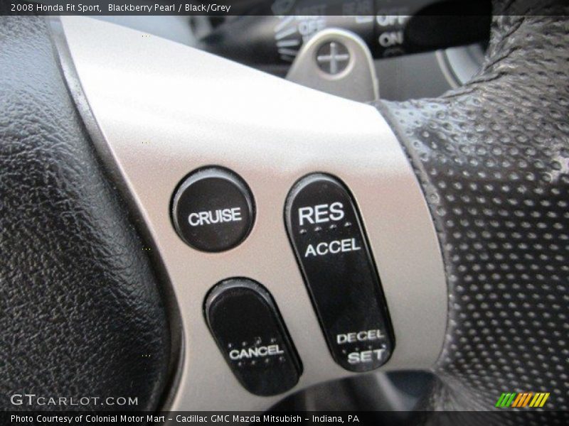Blackberry Pearl / Black/Grey 2008 Honda Fit Sport