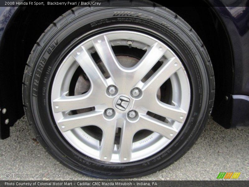 Blackberry Pearl / Black/Grey 2008 Honda Fit Sport