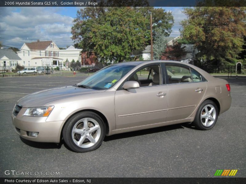 Golden Beige / Beige 2006 Hyundai Sonata GLS V6