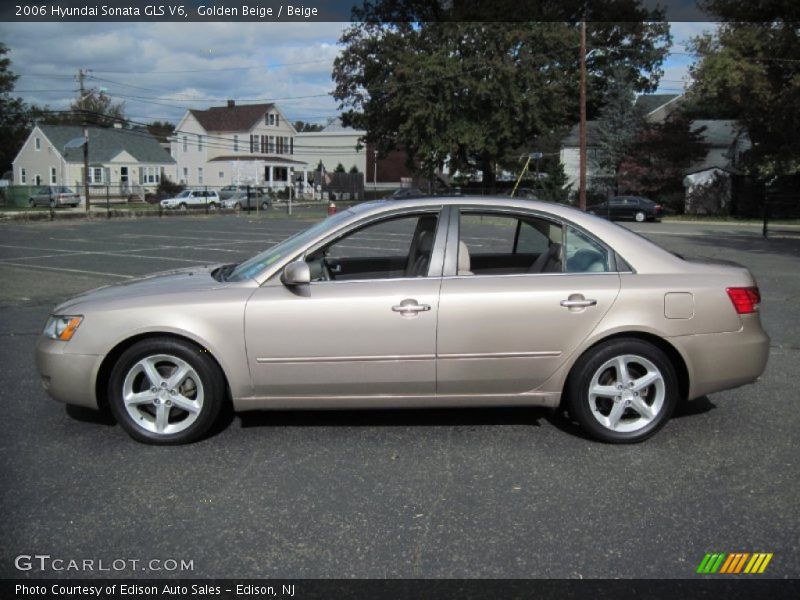 Golden Beige / Beige 2006 Hyundai Sonata GLS V6